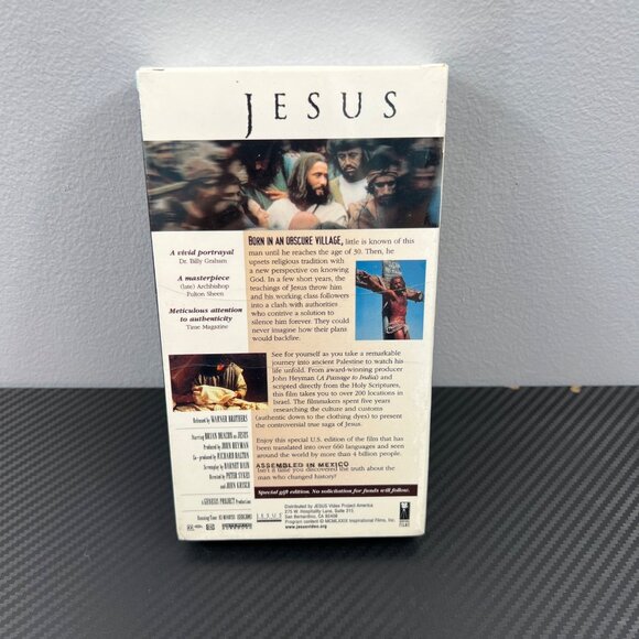 Jesus VHS NEW & SEALED Special 9/11 Remembrance Edition Brian Deacon 1988 - Picture 2 of 4